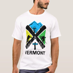 T-shirt T Shirt de Ski du Vermont - Accessoires de Ski et