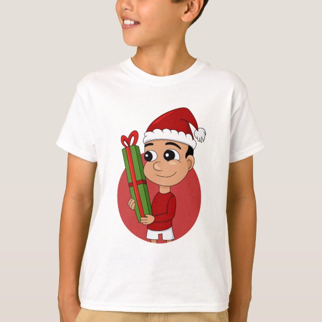 T-shirt T-Shirt, dessin animé de Noël (Devant)
