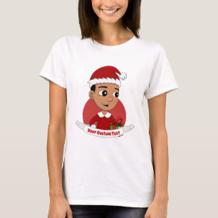 T-shirt T-Shirt, dessin animé de Noël