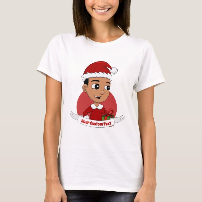 T-shirt T-Shirt, dessin animé de Noël (Devant)