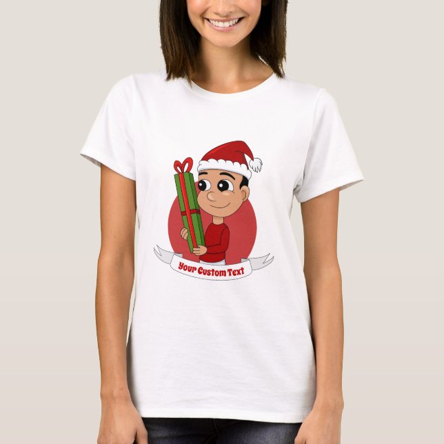 T-shirt T-Shirt, dessin animé de Noël (Devant)
