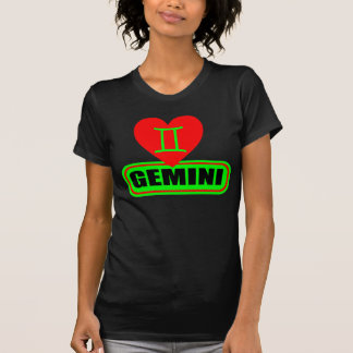 T-shirt ♑★T-Shirt Détruit pour Femmes Gémeaux Amoureuses★▒