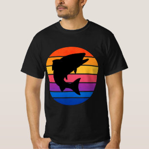 T-shirt "T-shirt d'illustration de poisson artistique - Na