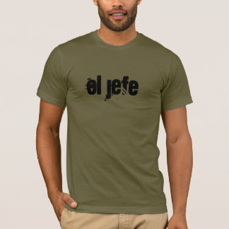 T-shirt T-shirt, Espagnol, jefe, patron