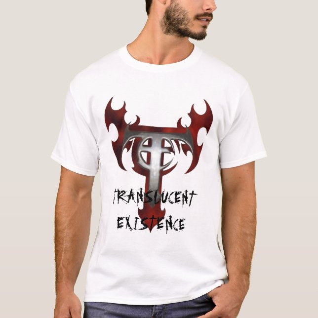 T-shirt T-shirt, EXISTENCE TRANSLUCIDE (Devant)
