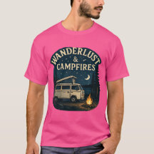 T shirt feu de camp
