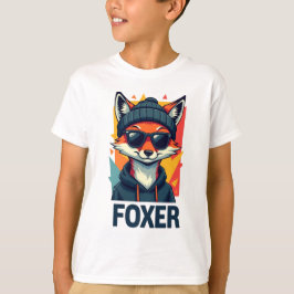 T-shirt "T-Shirt Foxer Enfants - Fun & Jouer Fox Design po