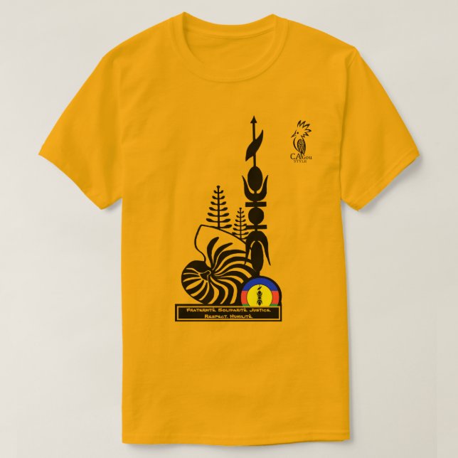 T-shirt T-shirt/Fraternité. Solidarité. Justice. R (Design devant)