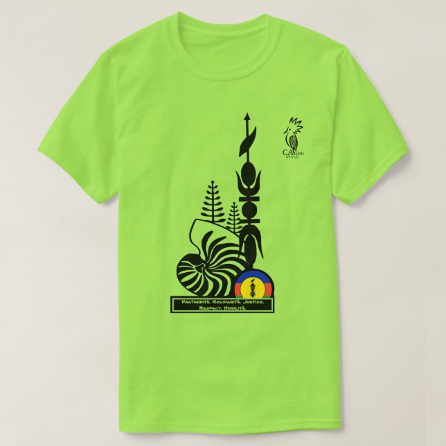 T-shirt T-shirt/Fraternité. Solidarité. Justice. R (Design devant)