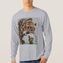 T-shirt T-shirt grizzly ours pour homme Jersey lon