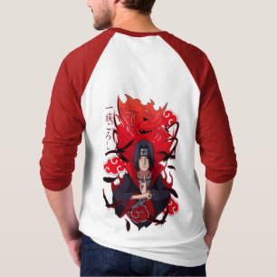 T-shirt 🌑T-Shirt Guerrier Corbeau Cramoisi