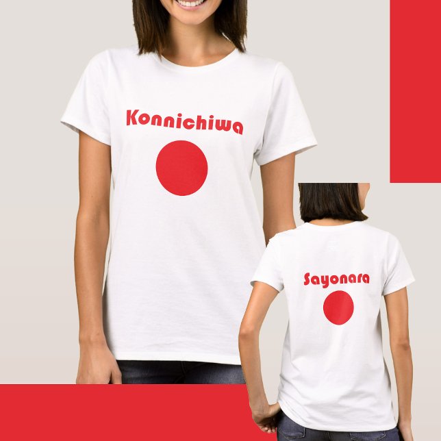 T-shirt 🔴T-Shirt Hi & Bye Style Tokyo (Whether you're strolling Shibuya or grabbing sushi in Soho, this shirt’s got big bilingual energy.)