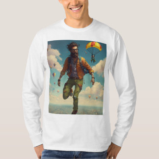 T-shirt "T-shirt Hipster de plongée sous-marine Zombie (sa