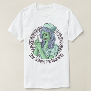 T-shirt T-Shirt, infirmière zombie