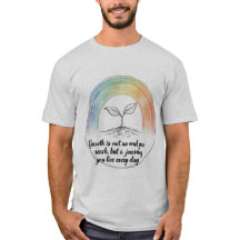 "T-shirt inspirant pour la croissance des plantes 