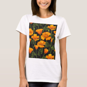 T-shirt T-Shirt, le coquelicot de Californie