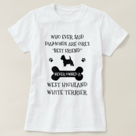 T-shirt T-Shirt, le meilleur ami de West Highland Terrier