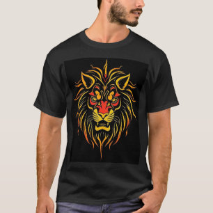 T-shirt T‑Shirt Lion Art Moderne – Graphique de Lion Artis