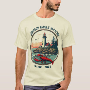 T-shirt T-Shirt-Maine pour vacances familiales personnalis