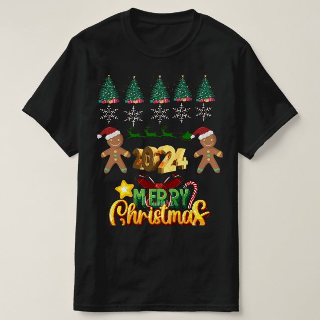T-shirt T-shirt_merry noël (Design devant)