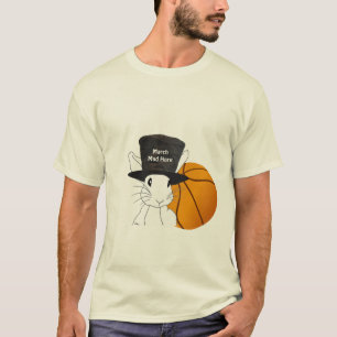 T-shirt T Shirt Personnel de Basket-ball March Mad Hare