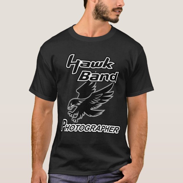 T-shirt T-Shirt, photographe de Hawk Band (Devant)