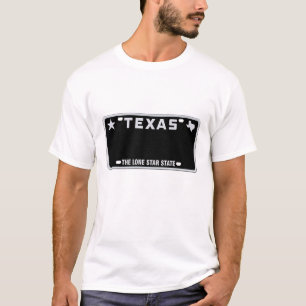 T-shirt T-Shirt, plaque de licence du Texas