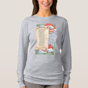 T-shirt T-Shirt, poème de Noël du Père Noël