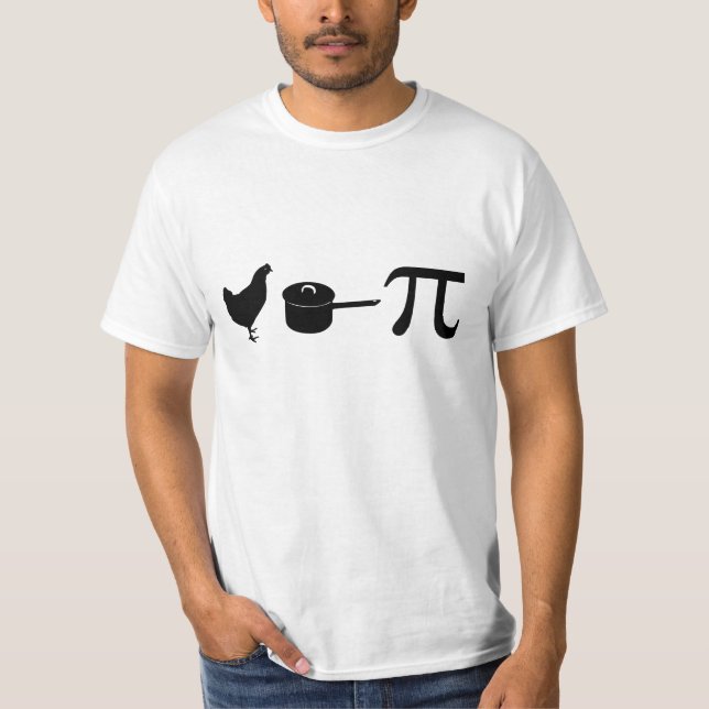 T-shirt T-shirt, pot pi de poulet (Devant)