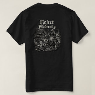 T-shirt T Shirt Refuser la Modernité Sombre