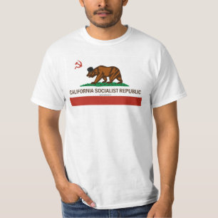 T-shirt T-Shirt, République socialiste de Californie