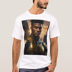T-shirt "T-shirt Spiral Guerrier Futuriste - Bold & Dynam