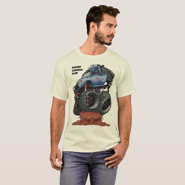 T-shirt T shirt Suzuki Samurai Club (Devant entier)