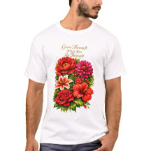 T‑Shirt Unisexe Citation Florale
