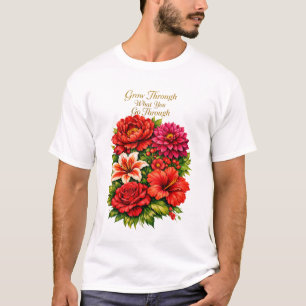 T-shirt T‑Shirt Unisexe Citation Florale