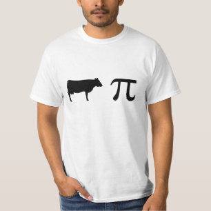T-shirt T-shirt, vache pi