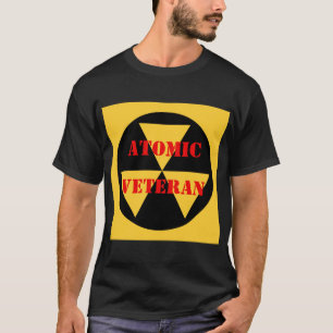 T-shirt T Shirt : Vétéran atomique avec symbole de radia