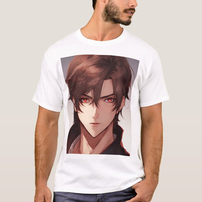 T-shirt "T-shirt Vibes Attitude Anime (Devant)
