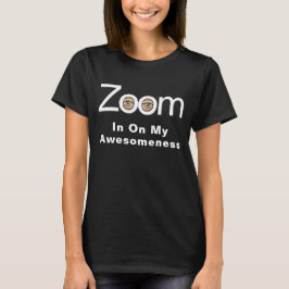 T-shirt T-shirt, vidéographe, "Zoom sur ma beauté"