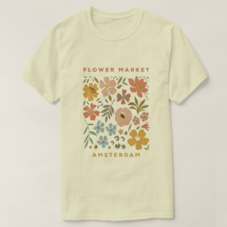 T-shirt “T-shirt vintage du marché aux fleurs d'Amsterdam”