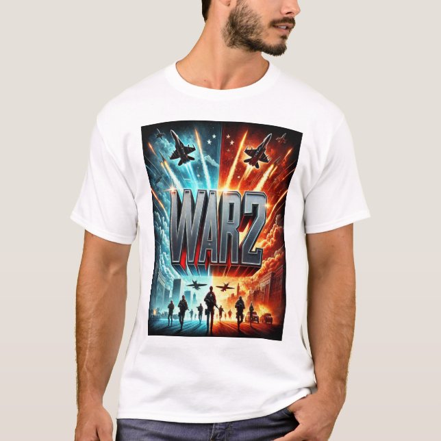 T-shirt "T-shirt War 2 Action Movie - qualité supérieure : (Devant)