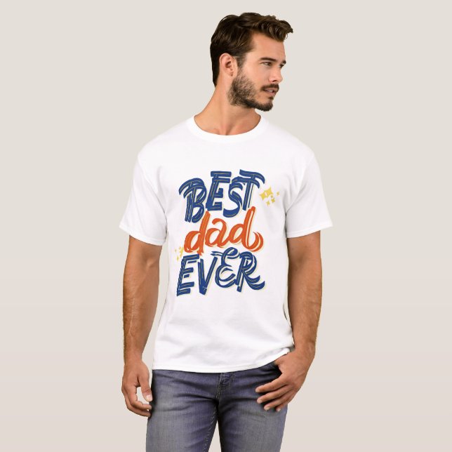 T-shirt "T-shirts à Fête des pères exclusive" (Devant entier)