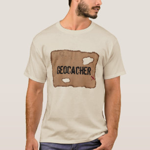 T-shirt T-shirts: Geocacher (Carte des trésors). Sable