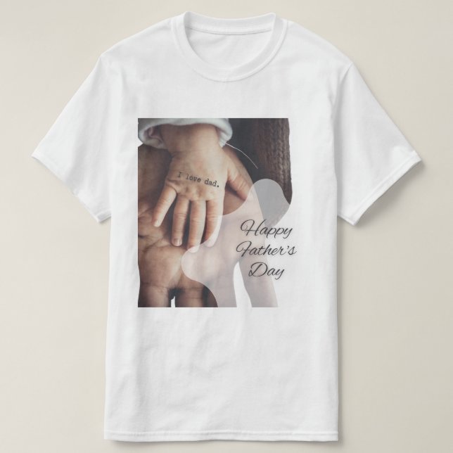 T-shirt "T-shirts spéciaux pour Fêtes des pères exclusives (Design devant)