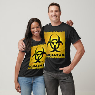 T-shirt t-short de risque biologique