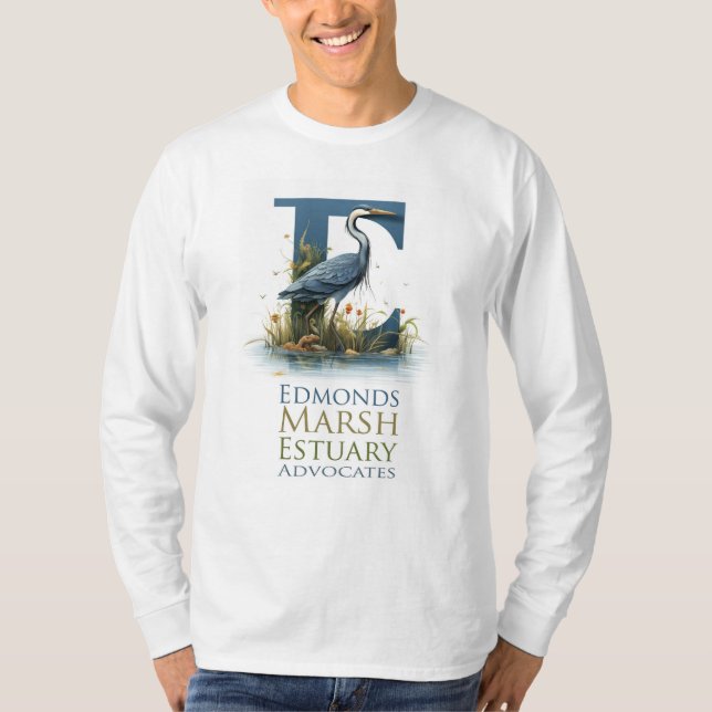 T-shirt T-Shrit Marshian Long Sleeve (Devant)