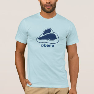T-shirt T·T-shirt d'os, bleu