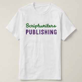 T-shirt T vert/pourpre d'édition de scénaristes