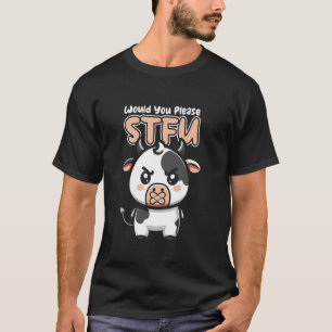 T-shirt Ta gueule - Élevage de bétail Vache Bovin Vous Pou