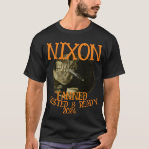 T-shirt Ta nned Repos & Prêt NIXON 2028 Président